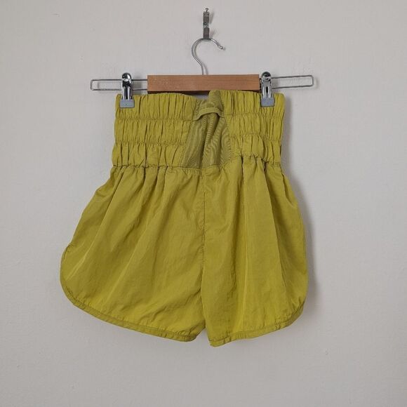 Free People FP Movement pomelo highlighter yellow Way Home athletic shorts - Picture 6 of 7
